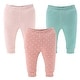 preview thumbnail 6 of 6, The Peanutshell Carefree Floral Newborn Layette Set for Baby Girls, 16-Pieces, Pink/Aqua, 0-3 Months