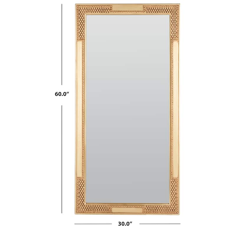 SAFAVIEH Yazmin 60-inch Rectangular Decorative Mirror - 30" W x 1" L x 60" H