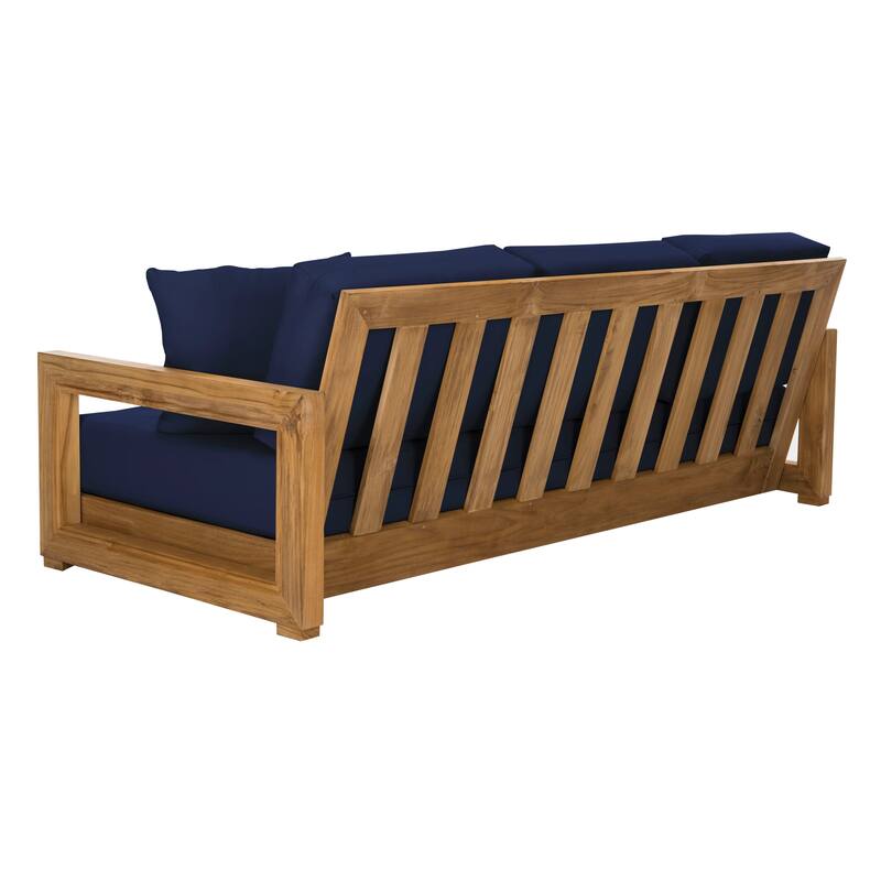 SAFAVIEH Couture Montford Teak 3-Seat Bench Casing (Cover Only) - 72Wx29Dx1H