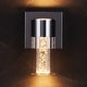 preview thumbnail 5 of 9, CO-Z 7-Inch Acrylic Wall Sconce Vanity Light Integrated LED - Chrome