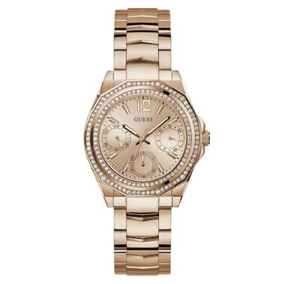 Guess Women's Ritzy Rose gold Dial Watch - GW0685L3 - Rose gold - 6 (36)