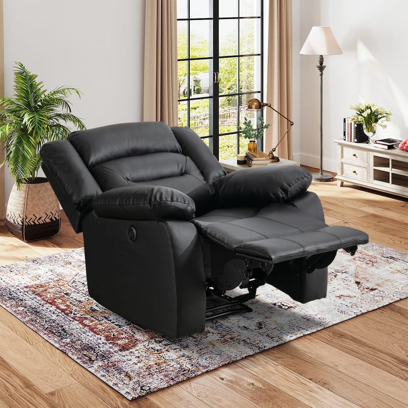 Chenille Power Standard Recliner Chair
