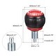 2 PCS Fitness Pull Pin Spring Knob Exercise Bike