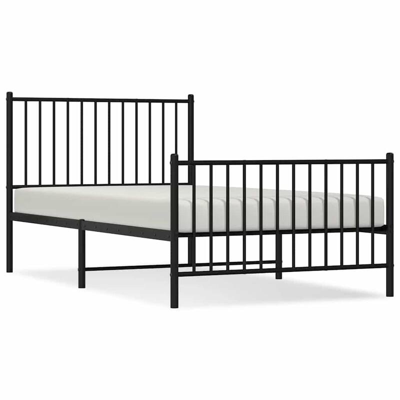 vidaXL Metal Bed Frame, No Mattress