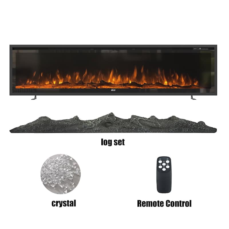 Built-in Wall-mounted Freestanding Electric Fireplaces