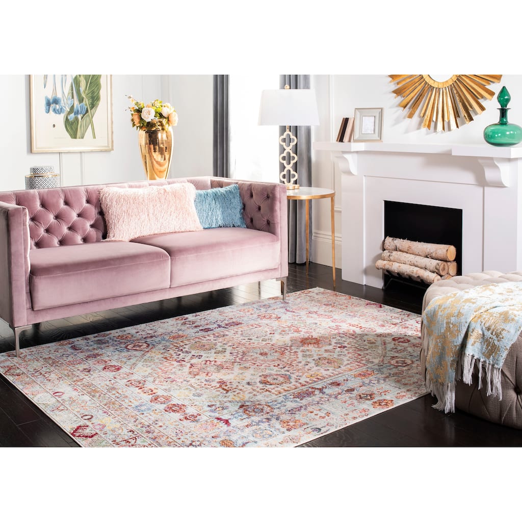 SAFAVIEH Valencia Vintage Margarida Boho Oriental Distressed Rug