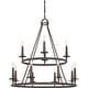 preview thumbnail 4 of 2, Voyager 12-Light Chandelier in Malaga