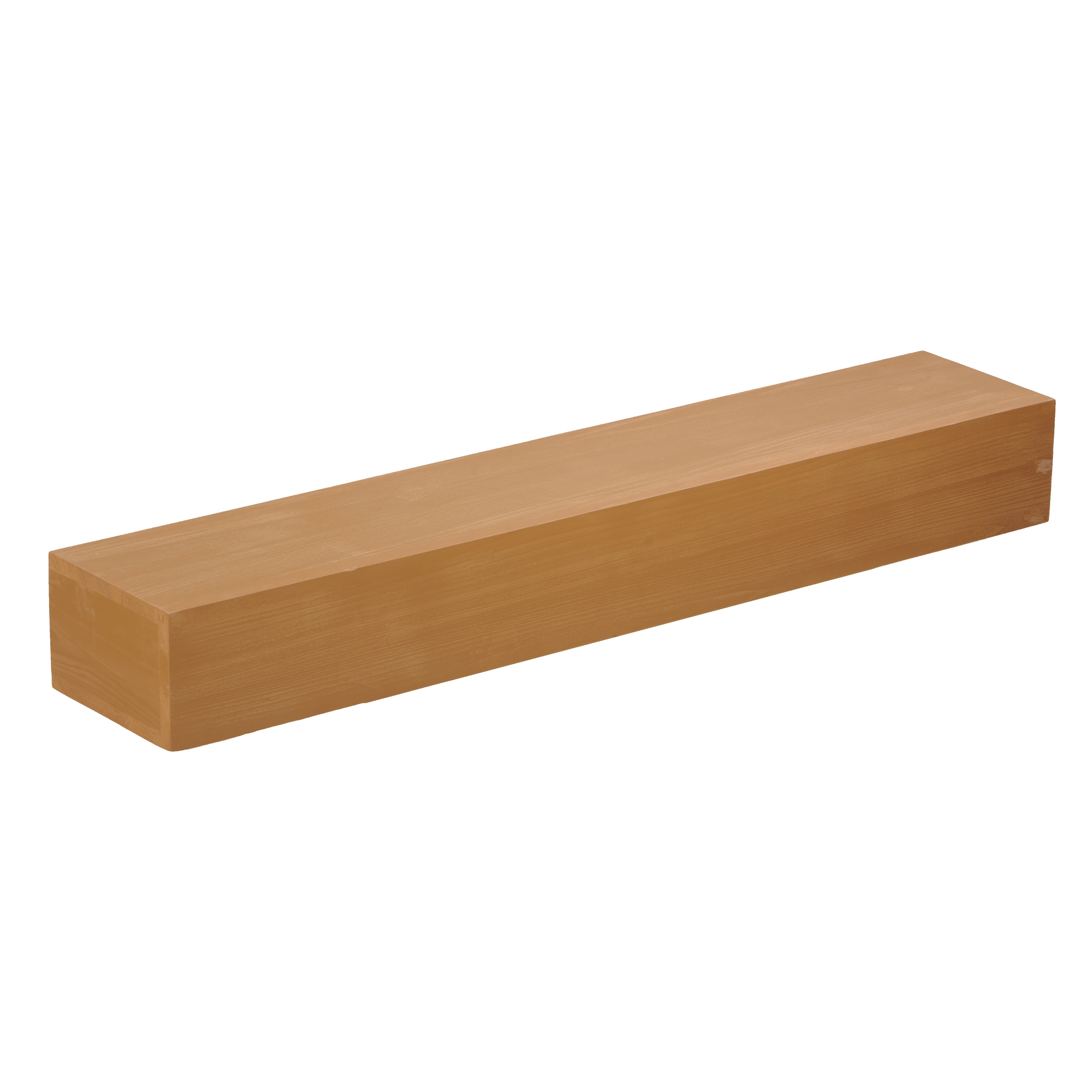 60" Fireplace Mantel Fir Wood Wall-Mounted & Floating Shelf for Home Decor with Flat Surface