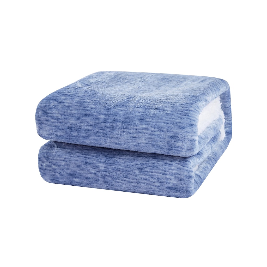 Richie House Soft, Comfortable and Warm Printed Flannel Throw Blanket - Sapphire - 50"*60"