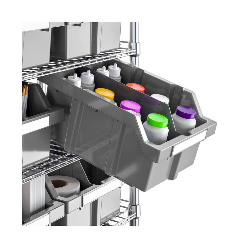 Seville Classics 7-Tier Commercial NSF Certified 21-Bin Rack Storage
