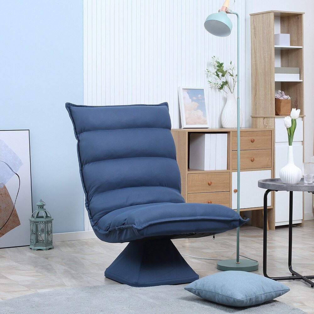 microfiber armless chair