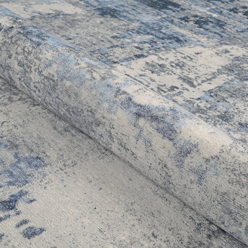 Gabriel Trekk Grey- Blue Area Rug