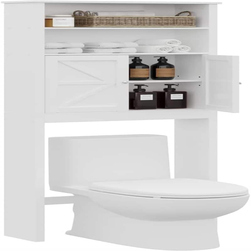 Over The Toilet Storage - 7.9"D x 23.6"W x 69.7"H