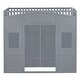 preview thumbnail 10 of 9, Twin Size House Loft Bed With Ladder and Wardrobe