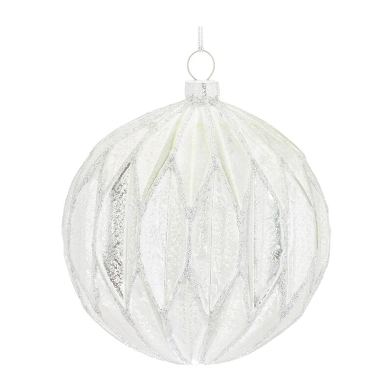 Ribbed Mercury Glass Ball Ornament (Set of 6) Bed Bath & Beyond