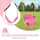 preview thumbnail 14 of 15, Metal/Plastic Bucket Swing with Chains - 11"D x 11"W x 78"H