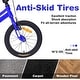 preview thumbnail 2 of 18, 16 Inch Road City Bike For Toddlers Kids, Steel Frame Road Bike With Training Wheels, Lightweight Kids City Bike