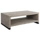 preview thumbnail 4 of 3, Uttermost Bosk White Washed Coffee Table - 54"W x 18"H x 30"D