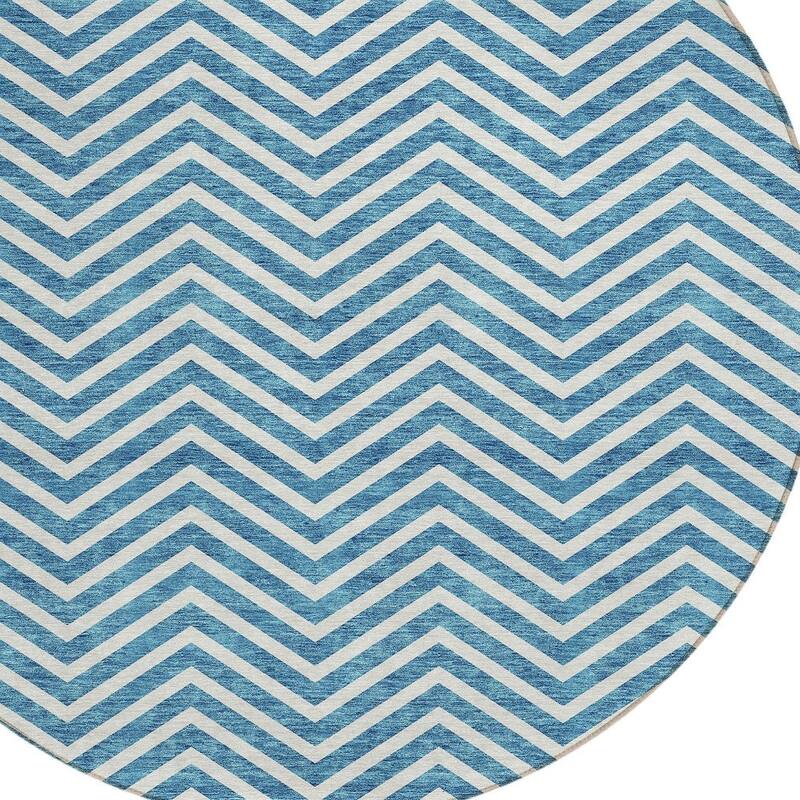 HomeRoots Chevron Transitional Rectangle Outdoor Rug