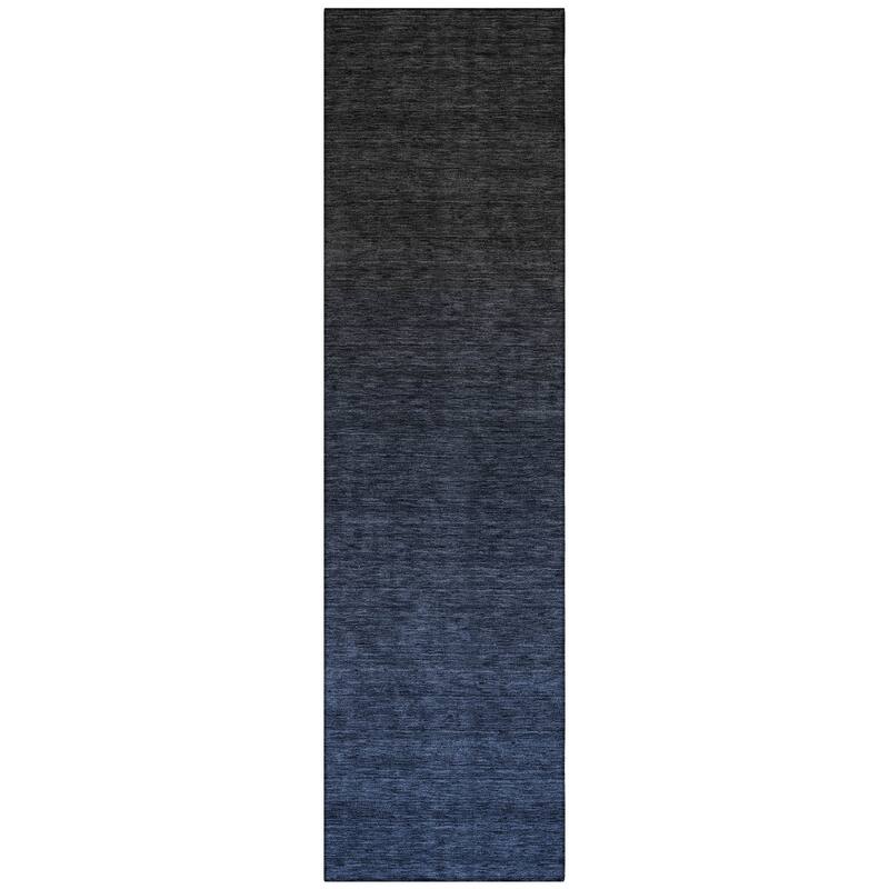 Machine Washable Indoor/ Outdoor Chantille Ombre Solid Rug