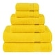 preview thumbnail 17 of 89, American Soft Linen Bekos 6 Piece Towel Set, 100% Cotton Bath Towel Set for Bathroom Yellow