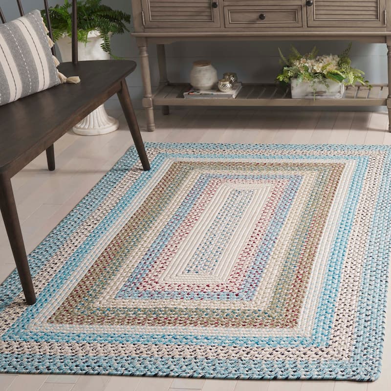 SAFAVIEH Handmade Braided Robena Machine Washable Country Rug