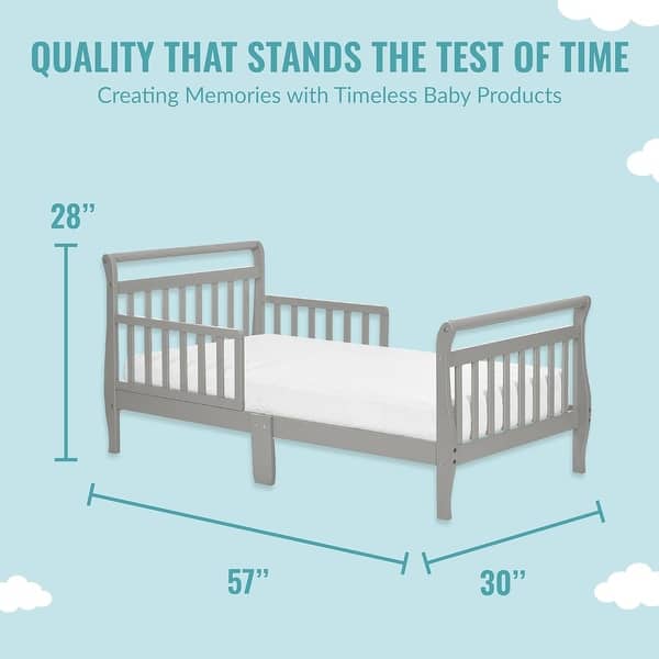Dream On Me Classic Sleigh Toddler Bed