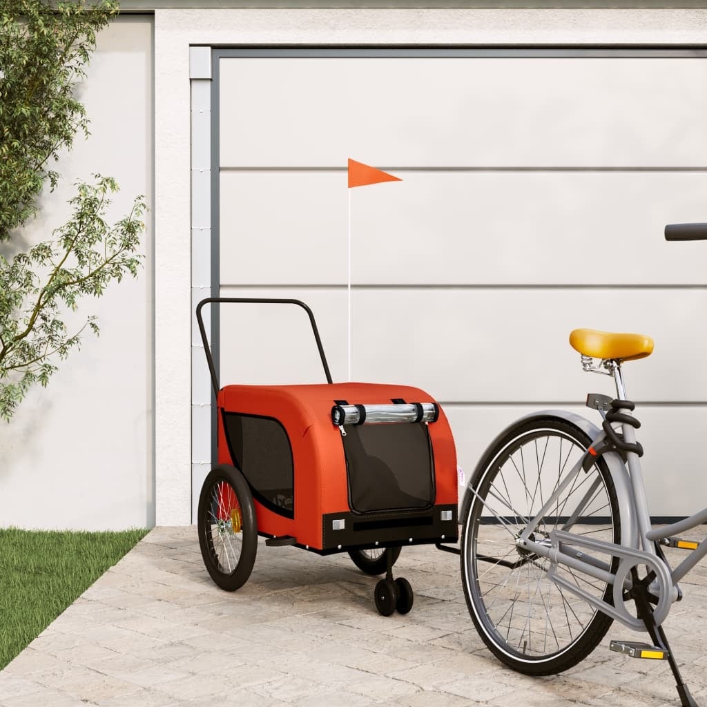 Vidaxl dog bike shop trailer