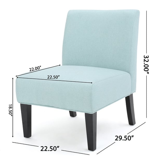 dimension image slide 0 of 5, Kassi Contemporary Slipper Accent Chair by Christopher Knight Home