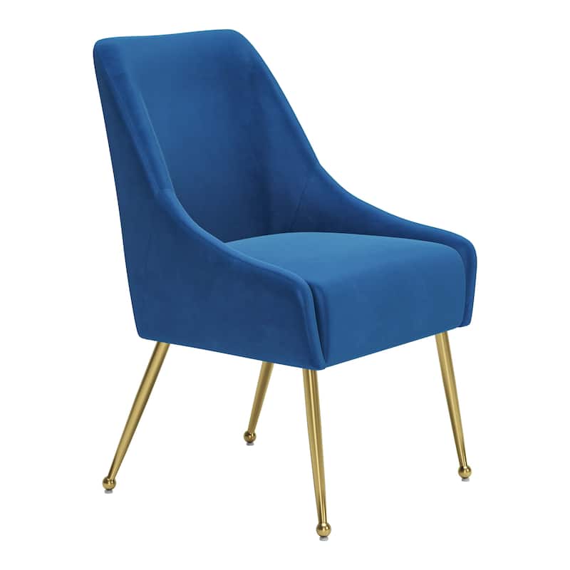 Maxine Dining Chair Gray & Gold