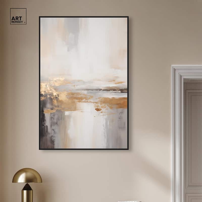 Gold Dust I Canvas by Art Remedy