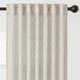 preview thumbnail 6 of 35, Chanasya Printed Crosshatch Light Filtering Kitchen Bedroom Window Curtain (Set of 2) W52 x H63 Inches - Ogee-Beige