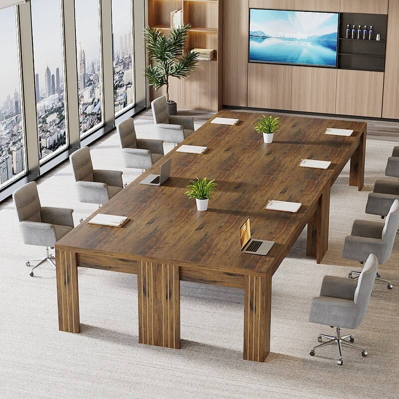 78.74 Inch Rectangular Conference Room Table for 6-8 People - 78.74" W x 27.56" D x 29.53" H