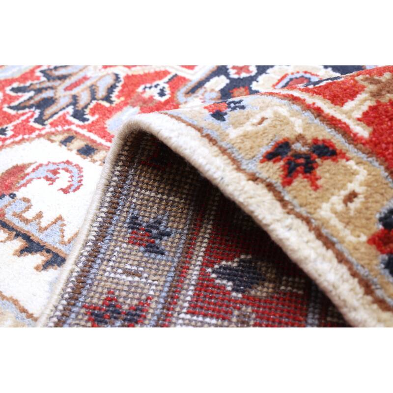 ECARPETGALLERY Hand-knotted Serapi Heritage Cream Wool Rug - 8'10 x 11'10