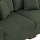 preview thumbnail 62 of 132, Corduroy Couch Modular Sectional Sofa with Pillows
