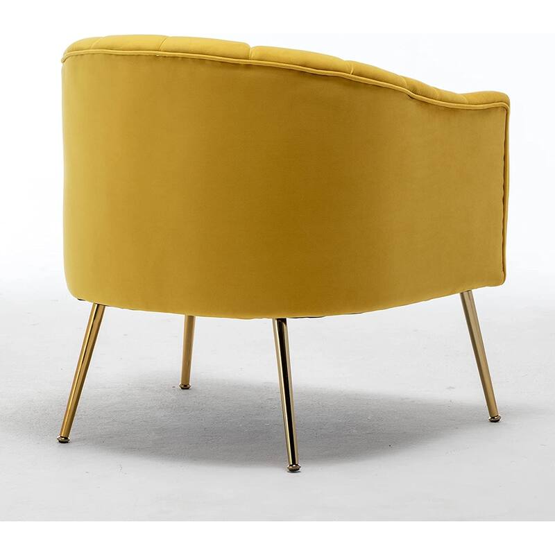 SEYNAR Velvet Upholstered Accent Chair and Loveseat Set