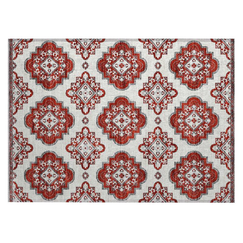Machine Washable Indoor/ Outdoor Chantille Boho Moroccan Rug