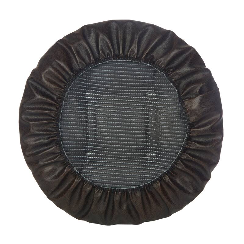 Klear Vu St. Germain Faux Leather Barstool Cushion Set, Set of 2