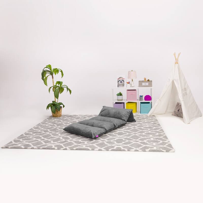 Kids Floor Pillow Cover,Premium Cushion and Lounger Covers for Pillows