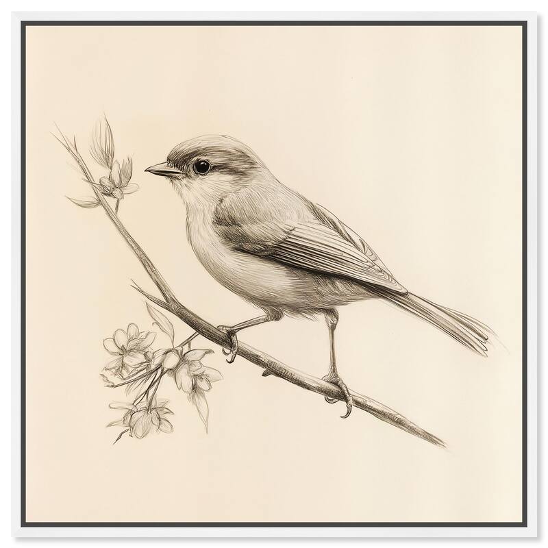 Nest Niche Canvas by Art Remedy - White - 12" x 12"