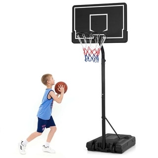 Costway 6.9-8.5 FT Portable Outdoor Basketball Hoop with Shatterproof - See Details