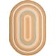 preview thumbnail 51 of 68, SAFAVIEH Handmade Braided Katharyn Country Rug 6' x 9' Oval - Tan/Multi