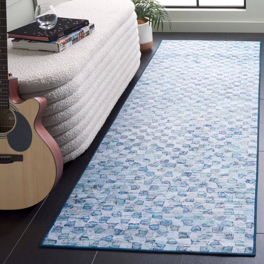 SAFAVIEH Tacoma Dzheni Machine Washable Slip Resistant Modern Rug