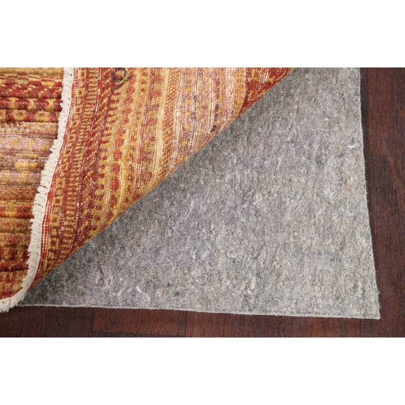 Striped Gabbeh Kashkoli Oriental Wool Area Rug Handmade Bedroom Carpet - 6'0" x 8'10"