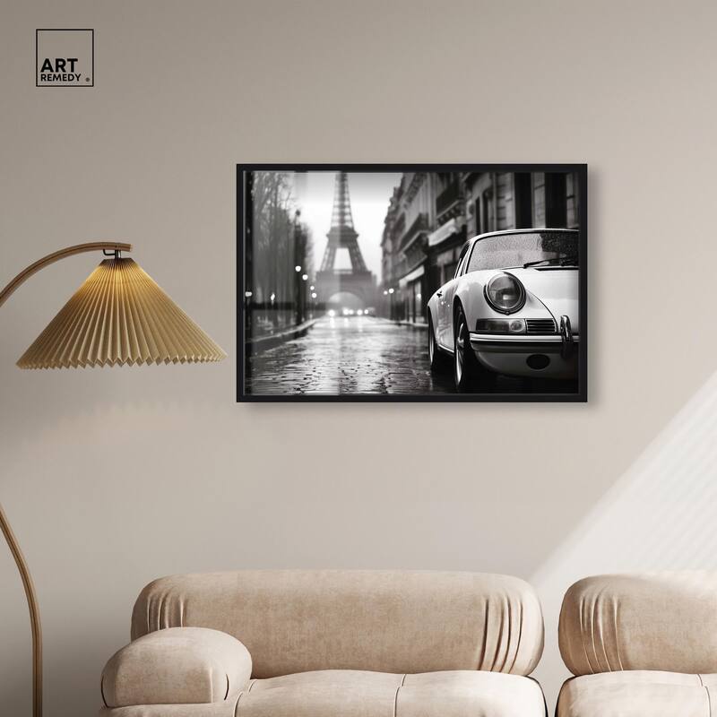 Rainy Day Paris Shadowbox by Art Remedy
