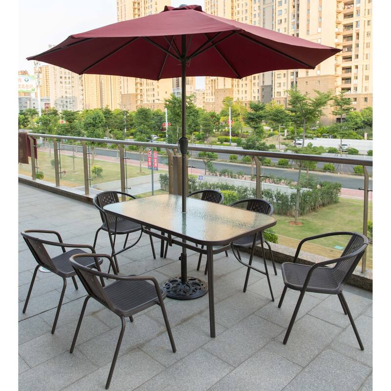 Outdoor Patio Cast Iron Umbrella Base Holder Stand