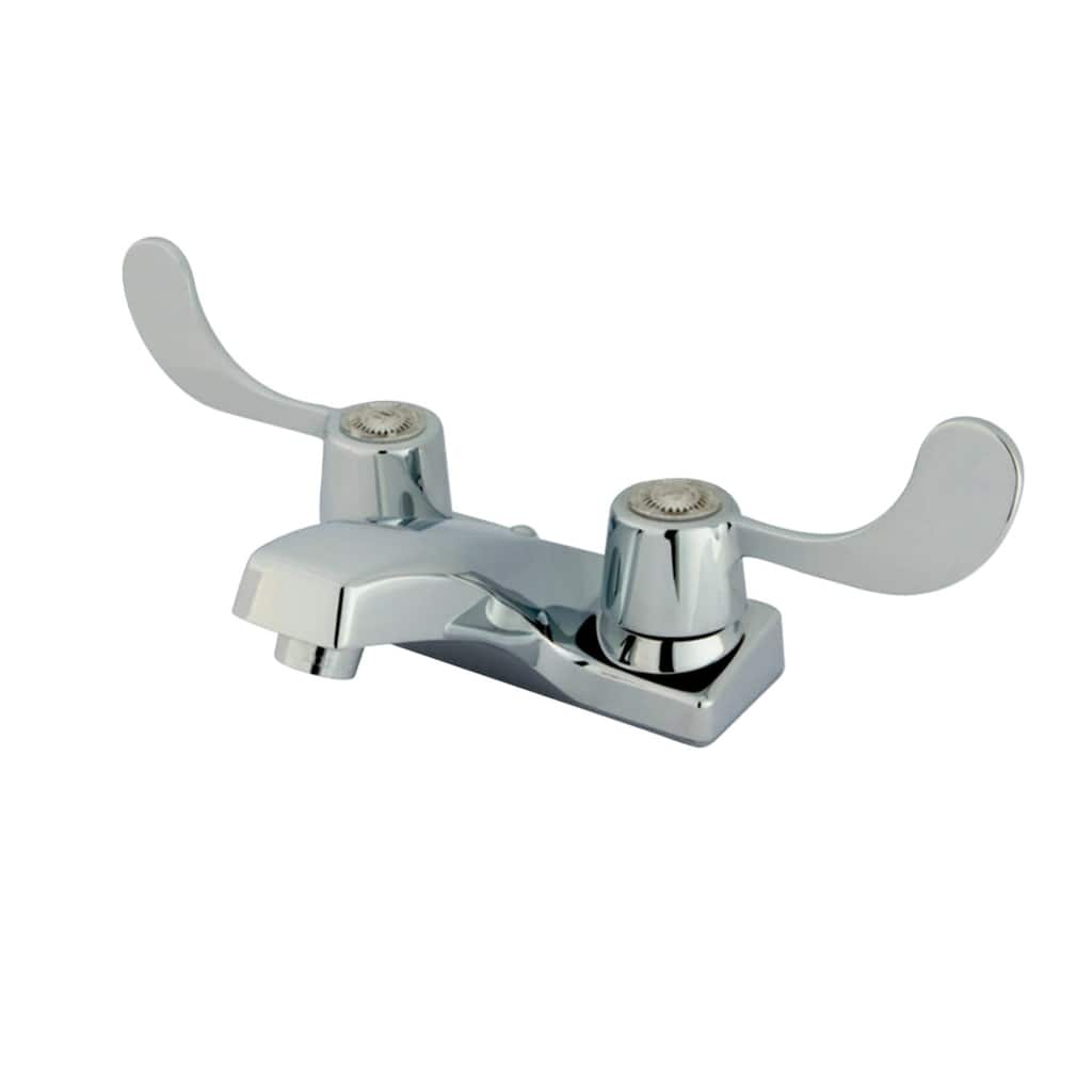 Kingston Brass Vista Centerset Bathroom Faucet with Grid Drain