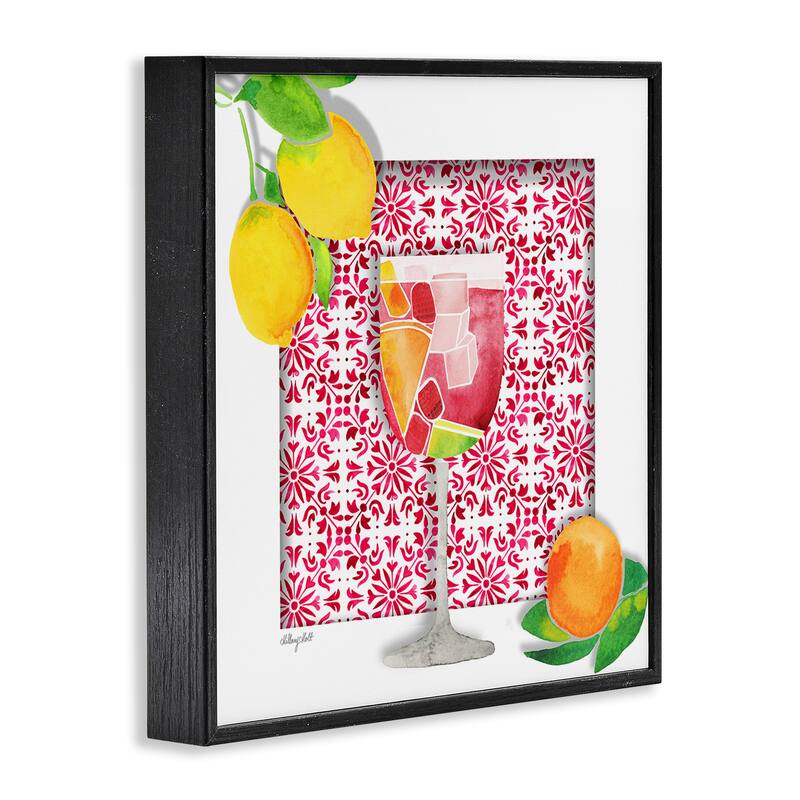 Stupell Fruity Sangria Drink Framed Giclee Art Design By Hillary Holt