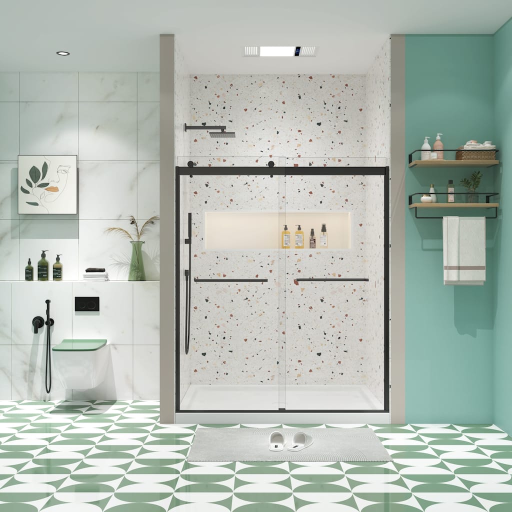Bypass shower door, sliding door