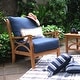 preview thumbnail 3 of 38, Lowell 5-piece Teak Wood Patio Conversation Set by Havenside Home